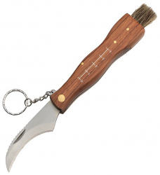 Briceag pentru ciuperci IdeallStore® Pilzliebhaber otel inoxidabil 21 cm maro 