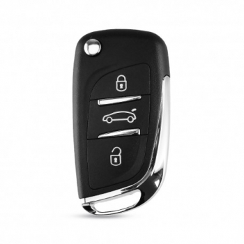 Carcasa Cheie Auto Techstar® Citroen DS3 Peugeot 307 407 C2 C3 C4 C5 C6 C8 cu 3 Butoane. VA2 