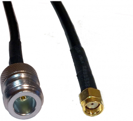 Cablu coaxial LOW LOSS RF pigtail RP-SMA male N female 3m pentru prelungire cablu antena LORA GSM 3G 4G GPS WIFI 