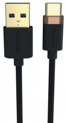 Cablu de date Duracell USB6061A USB-A - USB Type-C 5V/3A 1m Negru 