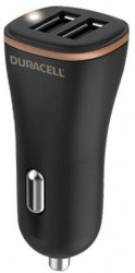 Incarcator auto Duracell DR6010A dual USB-A QC 27W Black 