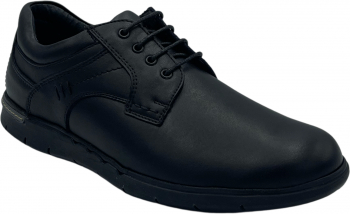 Pantofi casual pentru barbati 2065 Piele naturala Negru 42 EU 