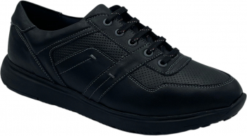 Pantofi casual pentru barbati 28114 Piele naturala Negru 42 EU 