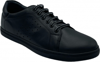 Pantofi casual pentru barbati 3299 Piele naturala Negru 42 EU 