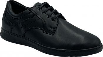 Pantofi casual pentru barbati 6604 Piele naturala Negru 42 EU 
