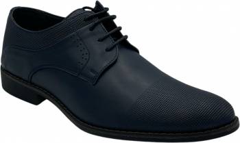 Pantofi eleganti pentru barbati 2992 Piele naturala Blue 42 EU 