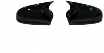 Capace oglinda compatibile cu Opel Astra H 2004-2009 Negru lucios 