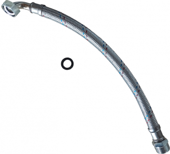 Racord flexibil cu cot pentru hidrofor 50 cm 1 tol 10 bari Totokita