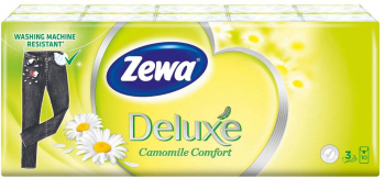 Servetele Zewa Deluxe Camomile 3 Straturi 10 Pac/Set - AQUI05338 