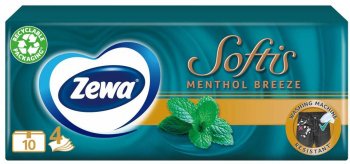 Servetele Zewa Softis Menthol 4 Straturi 10 Pac/Set - AQUI05532 