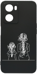 Husa Bestcase Compatibila Cu OPPO A77 5G Mom And Daughter rez la uzura Prot Cam Negru c-B 1048 