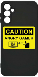 Husa Bestcase Compatibila Cu Samsung Galaxy A14 5G Angry Gamer rez la uzura Prot Cam Negru c-B 673 