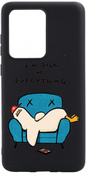 Husa Bestcase Compatibila Cu OPPO A77 4G / A77 5G Im Sick Of Everything Rezistenta la uzura B 1017 
