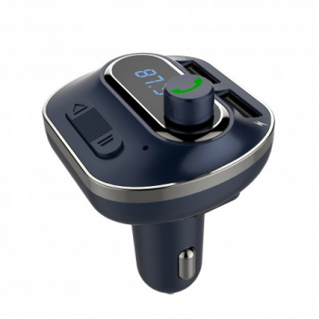 Modulator FM Techstar® T19A Wireless Bluetooth 4.2 Microfon Integrat FM Transmitator Voltaj Baterie USB 