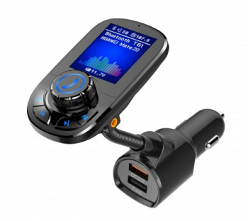 Modulator FM Techstar® T61 Ecran TFT Wireless Bluetooth 4.2 Microfon Integrat Quick Charge 3.0 Slot Mi 