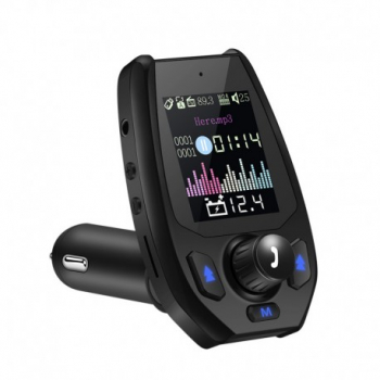Modulator FM Transmitator Auto Techstar® Onever Bluetooth 4.0 Wireless Mp3 Player 3.1A 2xUSB Charger 