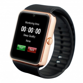 Smartwatch U-Watch GT08 Bluetooth Auriu Compatibil SIM MicroSD 