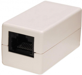 Adaptor Prelungitor Cablu UTP Mama-Mama Alb 