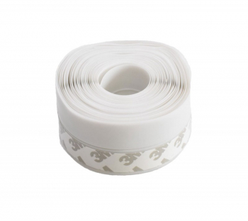 Banda Adeziva Alba pentru Usa si Fereastra Dimensiuni 35 mm x 5 m Material Siliconic Foarte Rezistenta 
