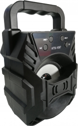 Boxa Portabila elSales ELS-1057 cu Bluetooth USB Microfon Telecomanda Lumini LED