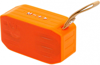 Boxa portabila elSales ELS-296 cu Bluetooth AUX USB cititor card radio FM portocaliu 