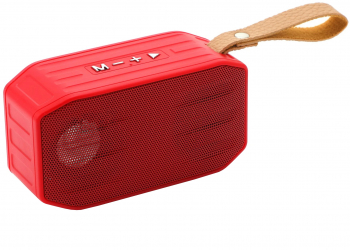 Boxa portabila elSales ELS-296 cu Bluetooth AUX USB cititor card radio FM rosu 