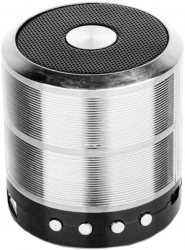 Boxa portabila elSales ELS-887 cu Bluetooth USB SD Card Radio FM argintiu 