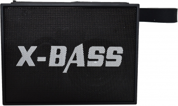 Boxa portabila elSales NS-S50S cu Bluetooth USB MicroSD Radio FM panou solar lanterna tehnologie X-BASS negru 