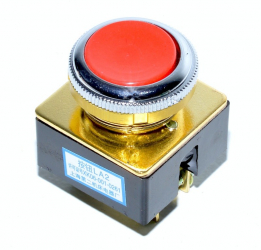 Buton motor apasare fara retinere elSales ELS-P119-LA2/R rosu 