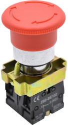 Buton motor ciuperca cu retinere elSales ELS-BS533-R ON-OFF 220V Rosu 