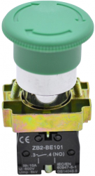 Buton motor ciuperca cu retinere elSales ELS-BS533-V ON-OFF 220V verde 