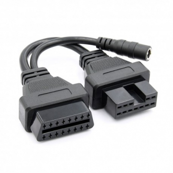 Cablu adaptor Auto Techstar® Mitsubishi 12 Pin la OBD2 16 Pin 