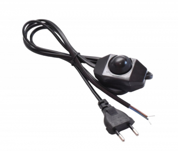 Cablu cu stecher si variator pentru becuri lampi lampadare elSales ELS-CSV1 lungime 1 5 metri negru 
