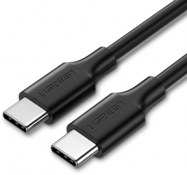 Cablu de date si incarcare Quick Charge USB Type-C - USB Type-C 3 A Lungime 1 5 m Negru 