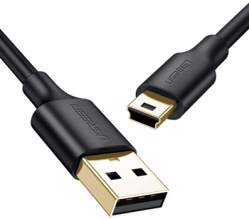 Cablu de date si incarcare Ugreen USB-mini USB 3m negru 