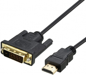 Cablu HDMI cu DVI D 24+1 elSales ELS-CHD lungime 3 metri negru 