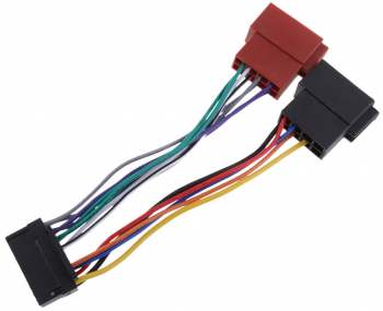 Cablu ISO pentru JVC cu 16 pini elSales ELS-JVC16P negru 
