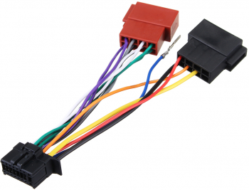 Cablu ISO pentru Pioneer 2004-2009 cu 16 pini elSales ELS-PNR16P negru 