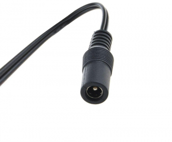 Cablu pentru alimentare cu conector 2.1 x 5.5 mm mama elSales ELS-CPA lungime 30 cm negru