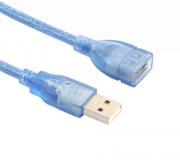 Cablu prelungitor elSales ELS-PU5 USB tata - USB mama lungime 5 metri albastru 