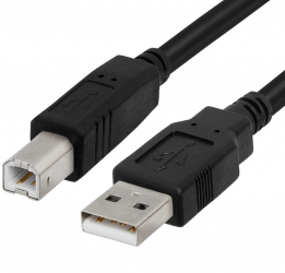 Cablu USB A - USB B 2.0 elSales ELS-CPI pentru imprimanta si alte periferice lungime 3 metri negru 