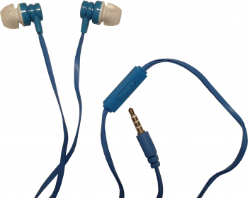Casti Intraauriculare In Ear Cu Fir Incredible Sound Bleu 