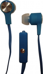 Casti Intraauriculare In Ear Cu Fir Microfon Buton Control Dynamic Sound Albastru 