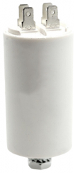 Condensator Pornire Motor elSales ELS-CBB60-P14 450 V 4 Conectori Frecventa nominala 50 - 60 Hz Forma Cilindru Alb 