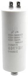 Condensator Pornire Motor elSales ELS-CBB60-P50 Putere 50 uf Tensiune 450 V 4 Pini Forma Cilindru Alb 
