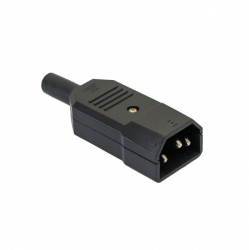 Conector alimentare PC 3 pini tata elSales ELS-CAPT negru 