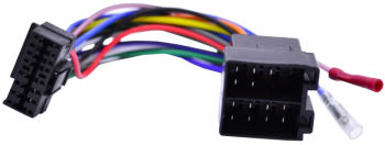 Conector auto ISO dedicat VOLKSWAGEN-AUDI compatibil cu PIONEER 16 pini ELS-VWA16P negru 