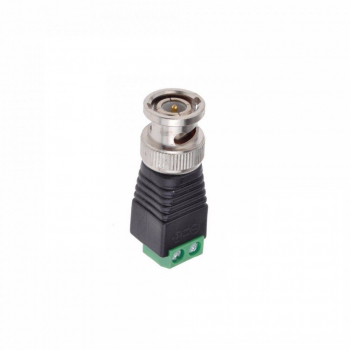 Conector BNC pentru montaj pe fir cu rigleta prindere cu suruburi High Quality 
