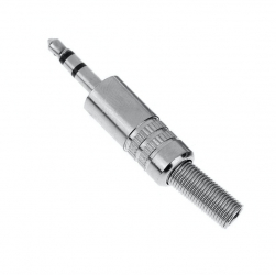 Conector Jack 3.5 tata elSales ELS-CJ3.5 stereo argintiu 