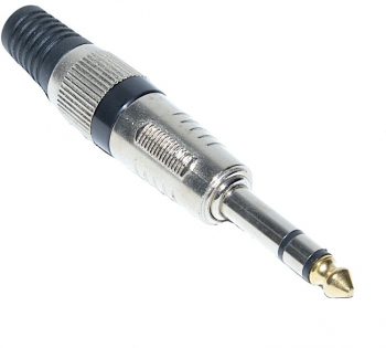 Conector Jack 6.3 stereo tata elSales ELS-CJ63 argintiu 